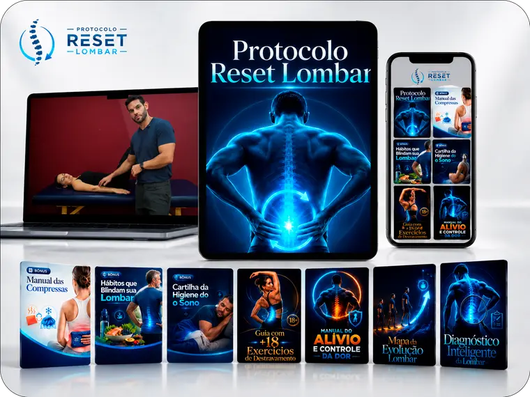 Tudo que você recebe no Protocolo Reset Lombar